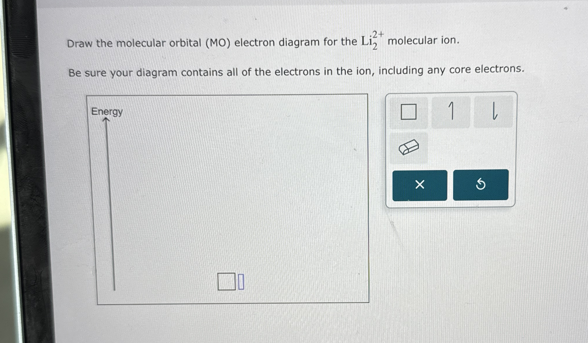 Solved Draw the molecular orbital (MO) ﻿electron diagram for | Chegg.com