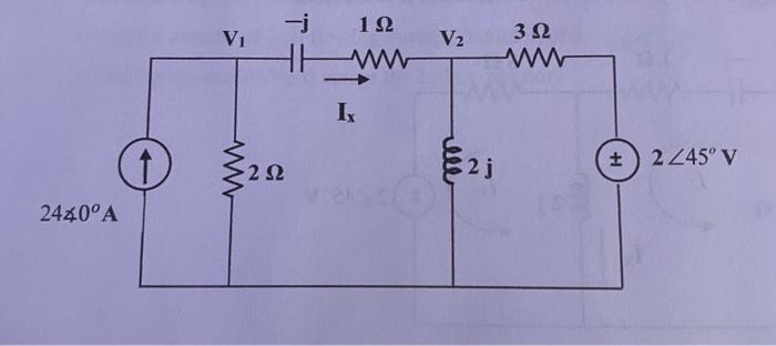 Solved For the circuit show below: Write the nodal equations | Chegg.com