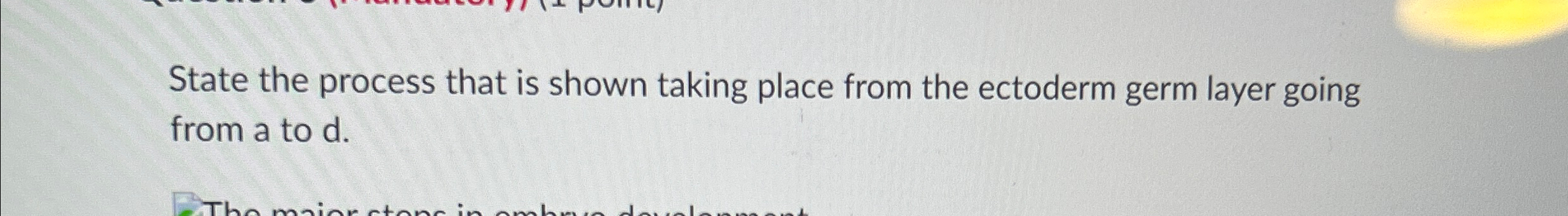Solved State the process that is shown taking place from the | Chegg.com