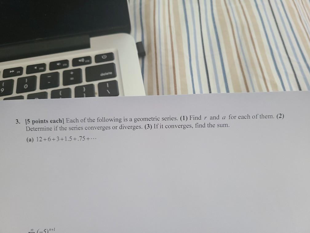 Solved 3. 15 points each Each of the following is a | Chegg.com