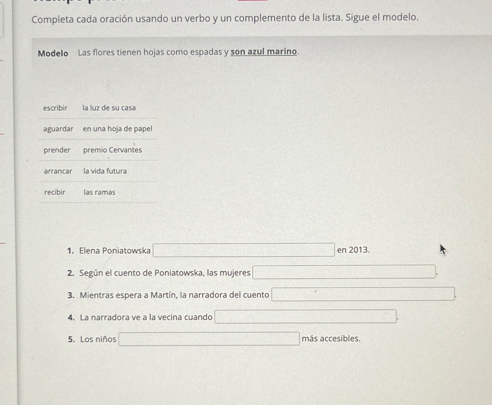 La luz como complemento