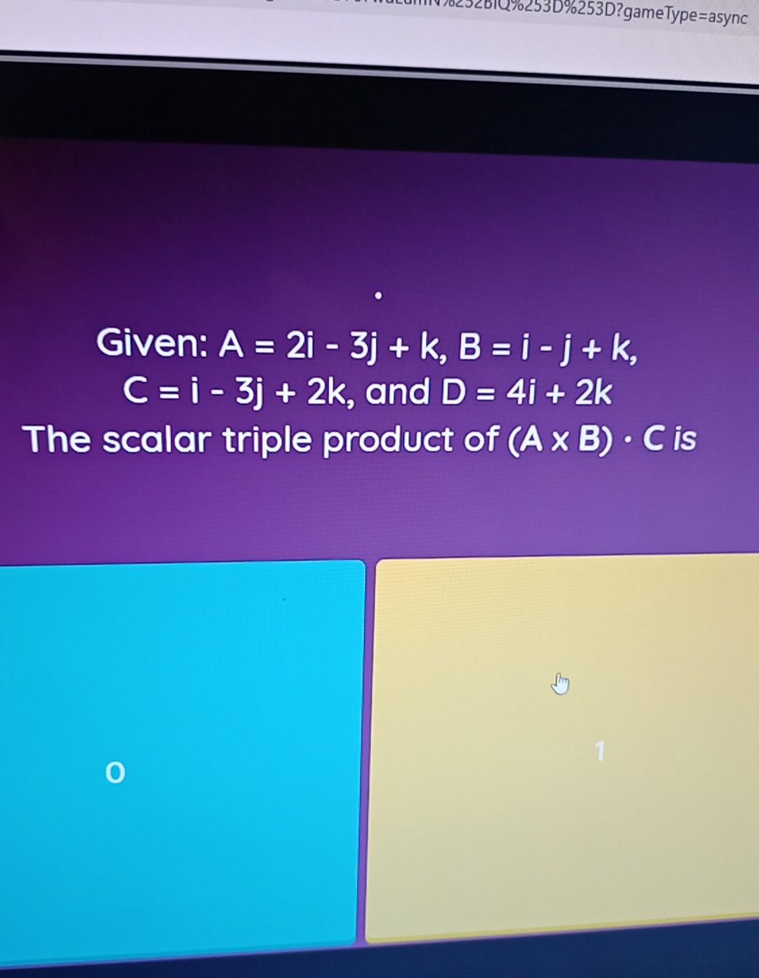 Solved 253d Gametype Async Given A 2i 3j K B I Chegg Com