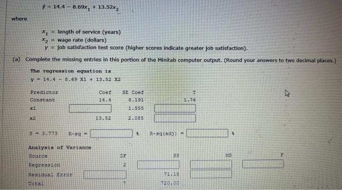 Solved hello! i need parts a b c and d of this question | Chegg.com