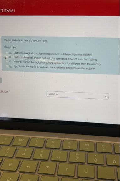Solved IT: EXAM IRacial and ethnic minority groups | Chegg.com