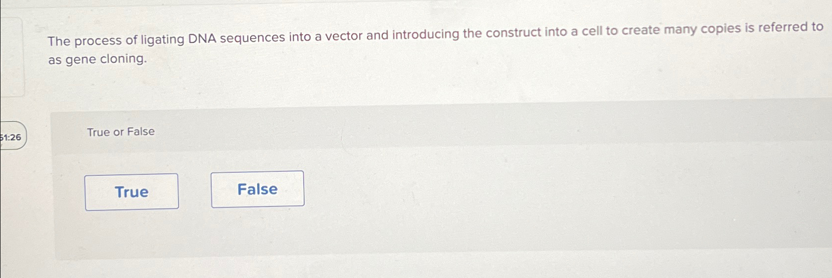 Solved The process of ligating DNA sequences into a vector | Chegg.com