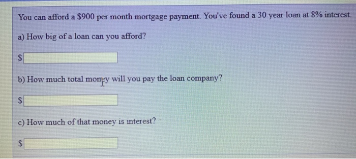 how much mortgage can i afford with 3000 a month