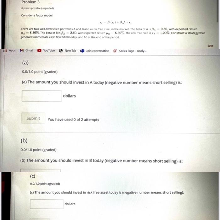 Problem 3 o points possible (ungraded Consider a | Chegg.com