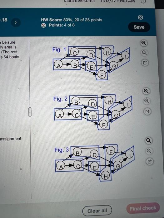 Solved a) The correct precedence relationship with one of | Chegg.com