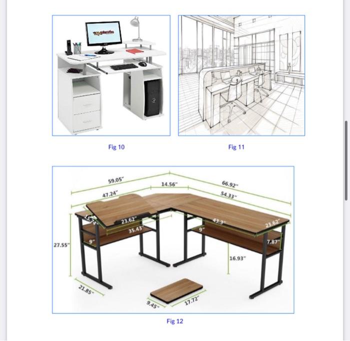 Solved Mini Design Case of Study - Computer Desk/Table | Chegg.com