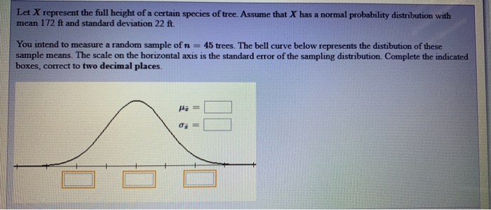 Solved Let X represent the full height of a certain species | Chegg.com