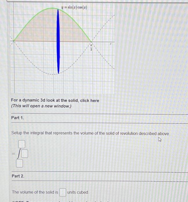 Solved Finding The Volume Of A Solid Of Revolution (disk | Chegg.com