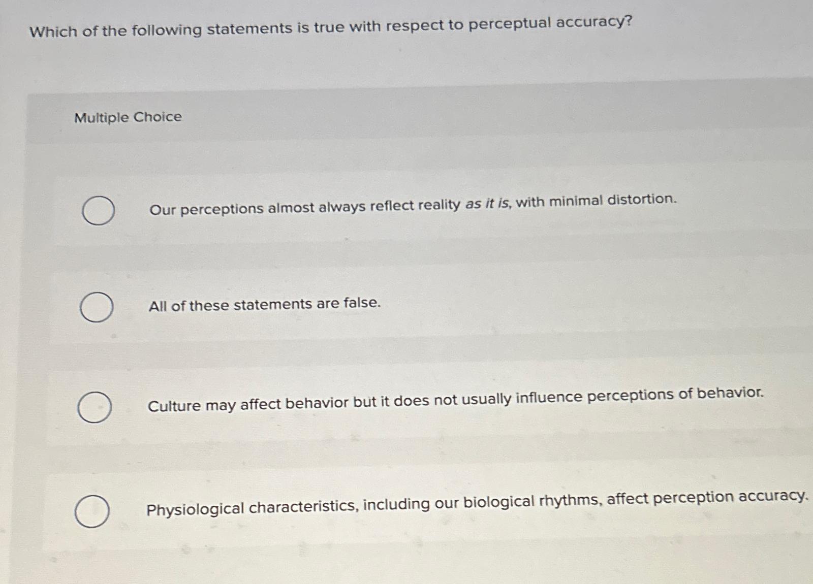Solved Which of the following statements is true with | Chegg.com