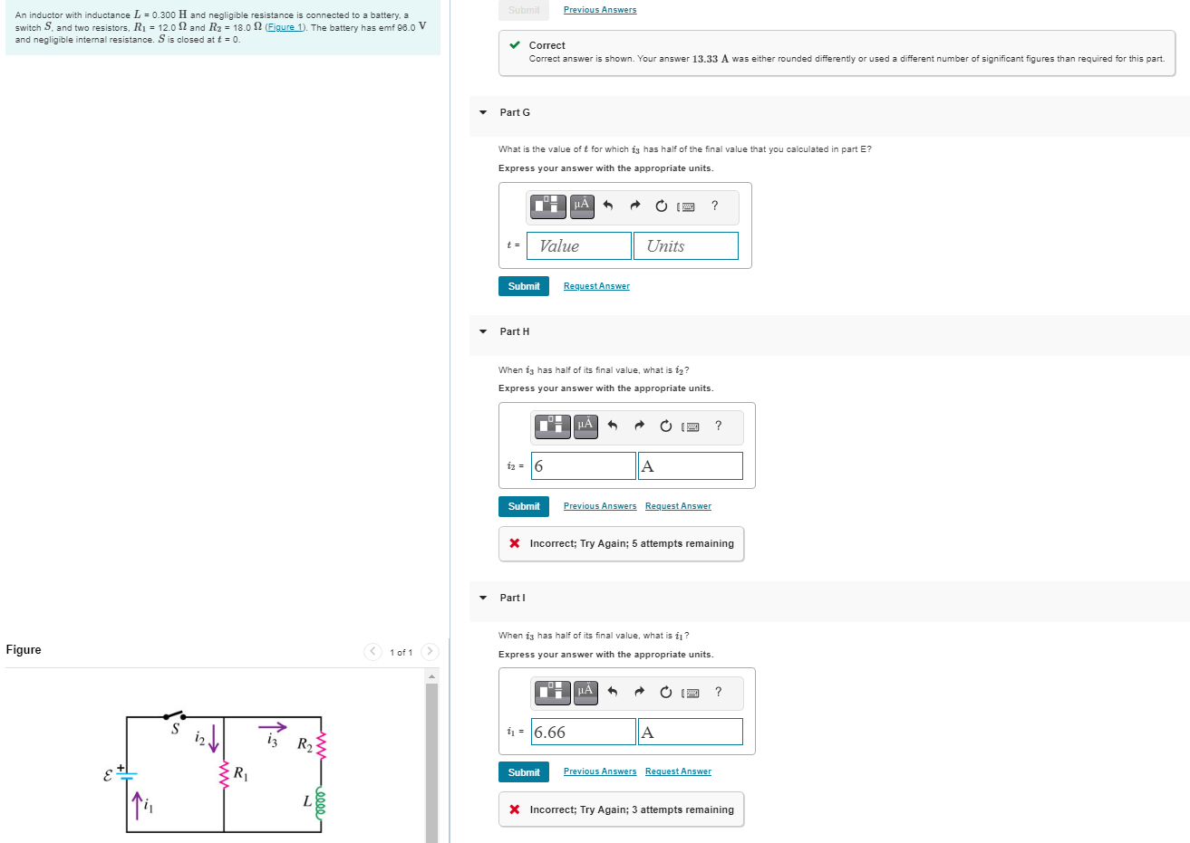 Solved Please help me with Parts G, ﻿H and I. Thank you. | Chegg.com