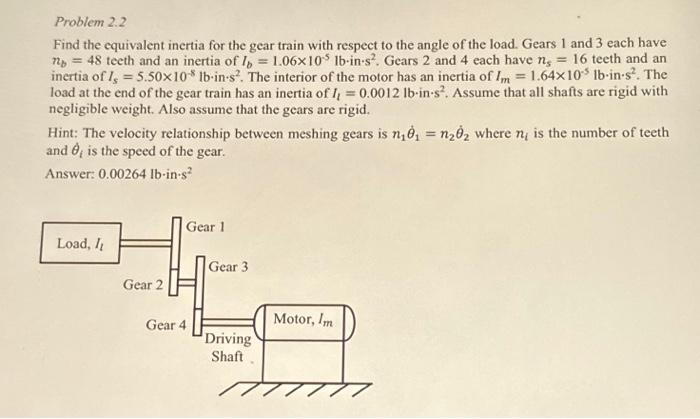 solved-problem-2-2-find-the-equivalent-inertia-for-the-gear-chegg