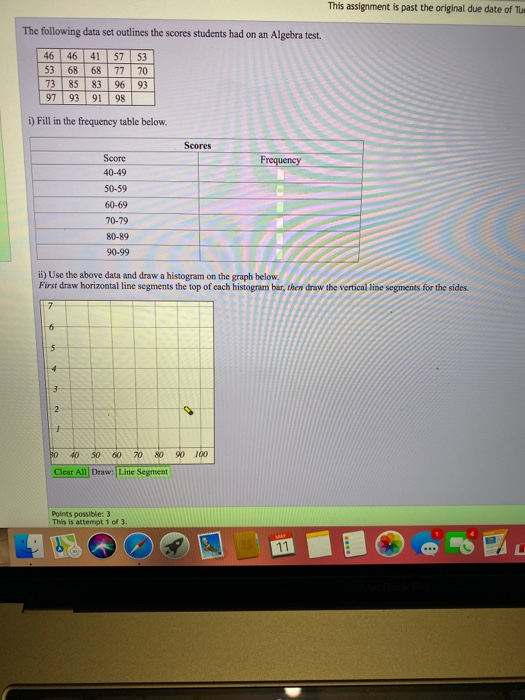 Solved This assignment is past the original due date of Tum | Chegg.com