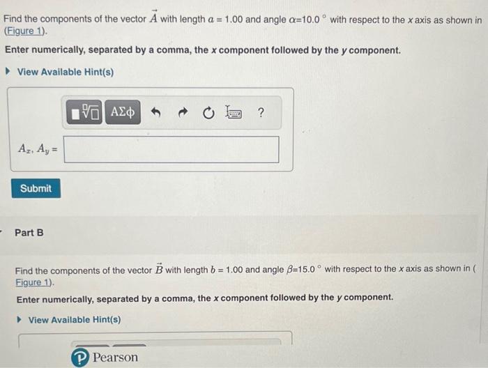 Solved ± Resolving Vector Components with Trigonometry Often | Chegg.com