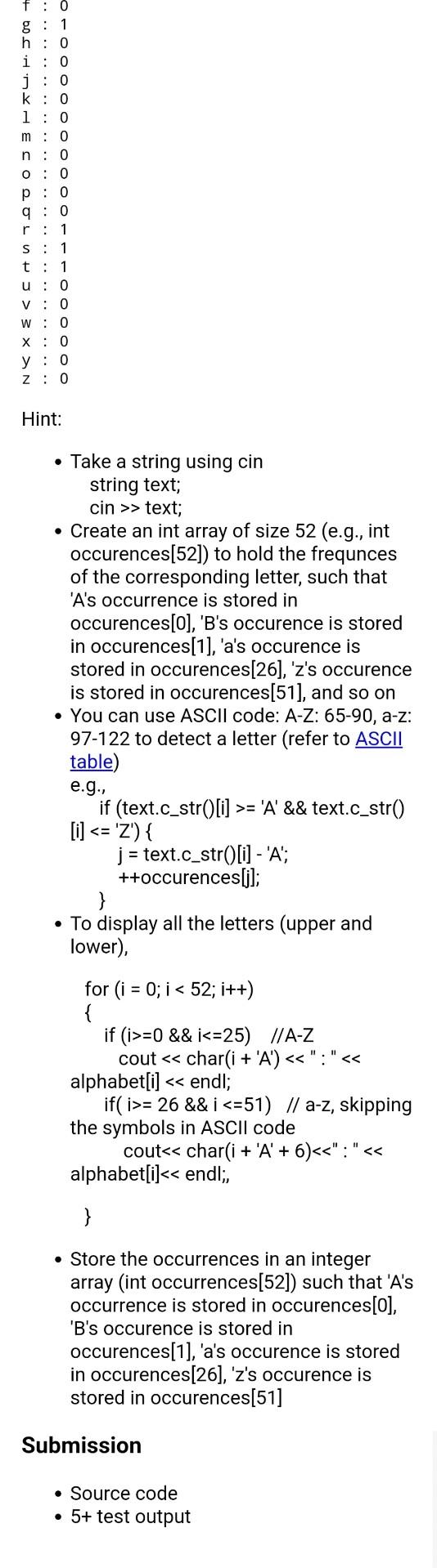 Solved Problem Statement Write a program that reads a string | Chegg.com