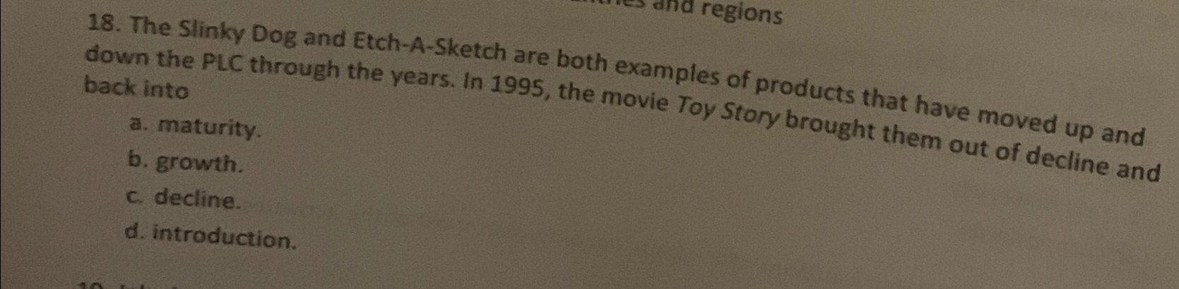 Solved The Slinky Dog and Etch-A-Sketch are both examples of | Chegg.com