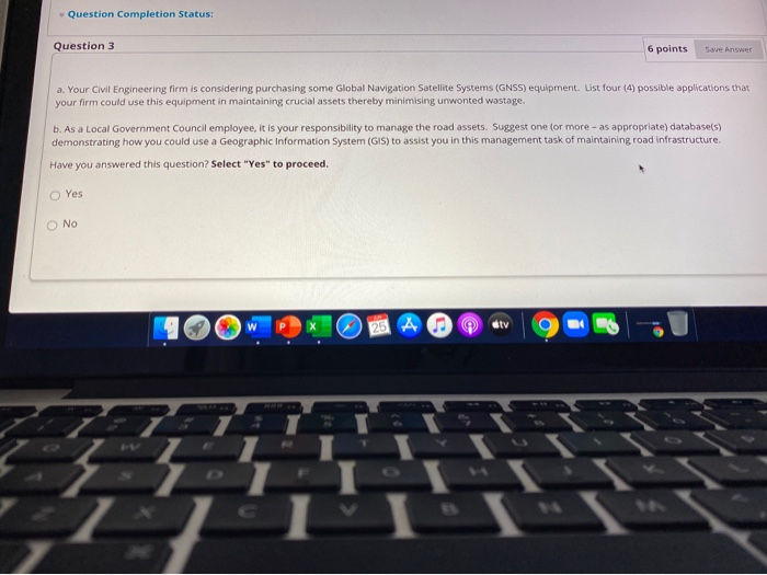 Solved Question Completion Status: Question 3 6 points Save | Chegg.com
