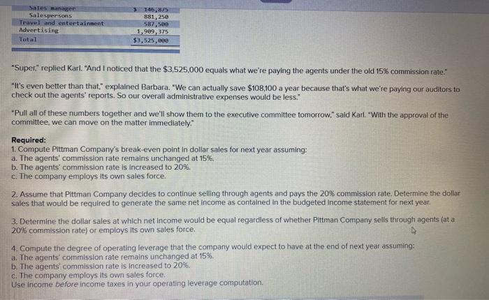 Solved Case 5-32 (Algo) Cost Structure; Break-Even and | Chegg.com