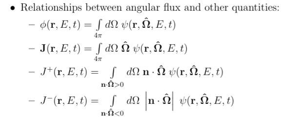 Solved For The Neutron Transport Equation Find Relations Chegg Com