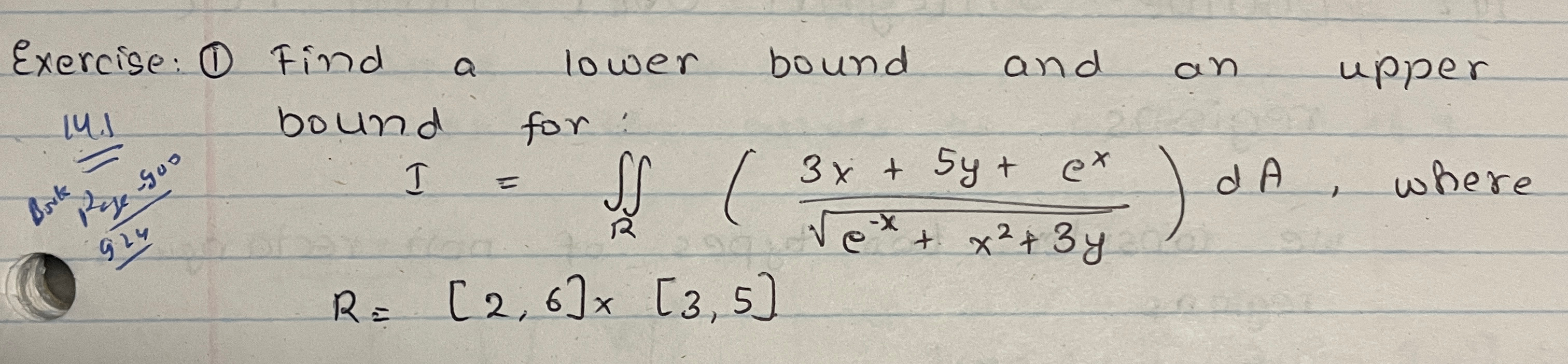 Solved Exercise: (1) ﻿Find a lower bound and an upper14.1. | Chegg.com