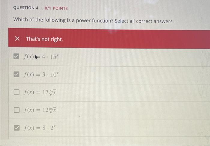 Solved QUESTION 4 0/1 POINTS . Which of the following is a | Chegg.com