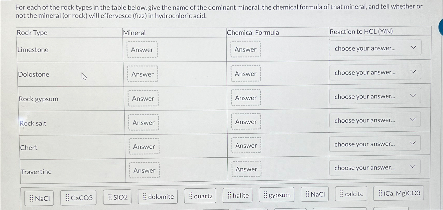 solved-for-each-of-the-rock-types-in-the-table-below-give-chegg