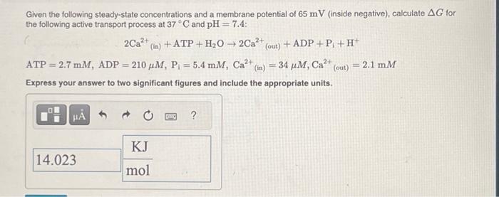 Solved The activity of the Ca2+-ATPase is regulated | Chegg.com