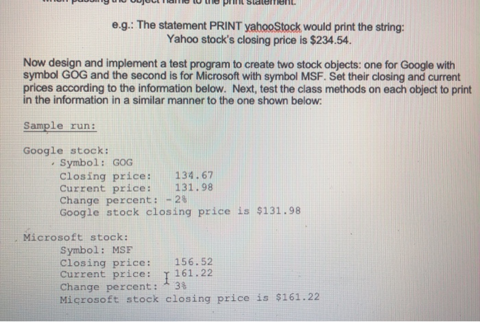 Solved Exercise 2 Design And Implement Dass Stock To Re Chegg Com