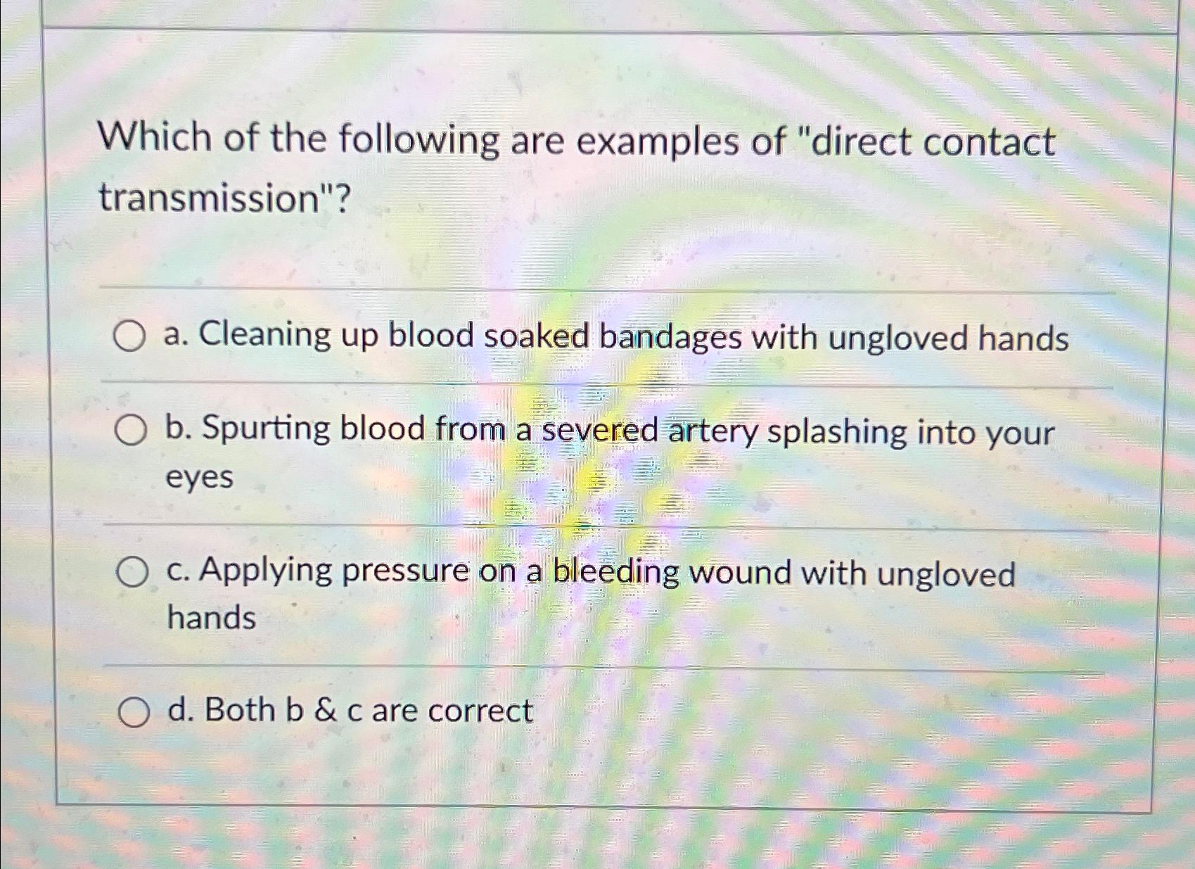 Solved Which of the following are examples of 