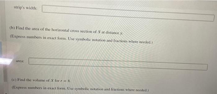 Solved The solid S in the figure is the intersection of two | Chegg.com