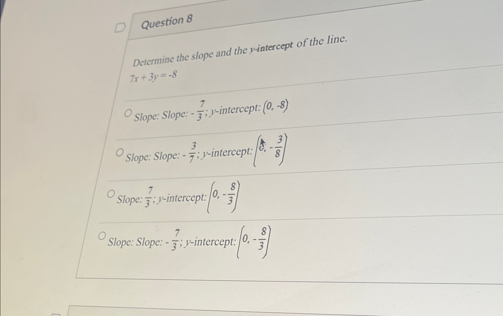 solved-question-8determine-the-slope-and-the-y-intercept-of-chegg