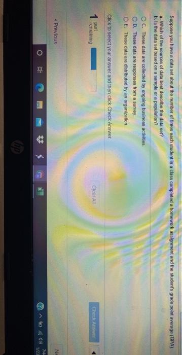 Solved 1.2.12 Question Help Suppose you have a data set | Chegg.com
