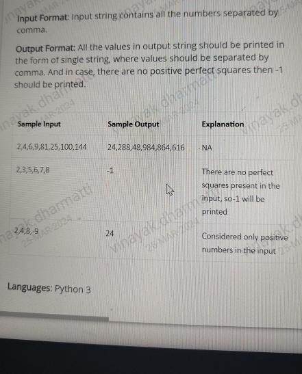 Solved Problem StatementGiven a string of integers, write a | Chegg.com