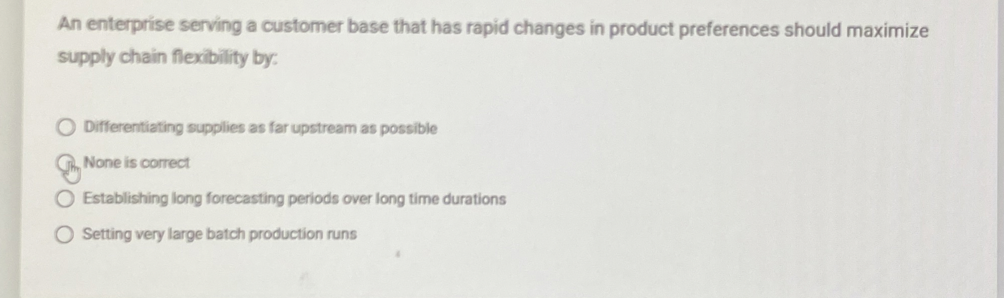 Solved An enterprise serving a customer base that has rapid