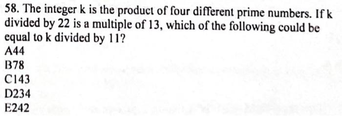 solved-58-the-integer-k-is-the-product-of-four-different-chegg