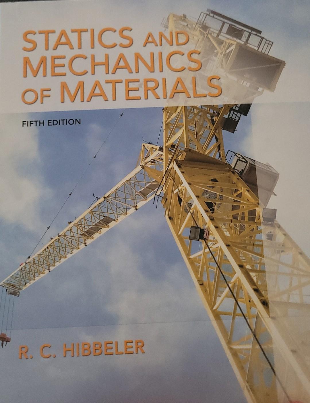 Solved STATICS AND MECHANICS OF MATERIALS FIFTH EDITION R.. | Chegg.com