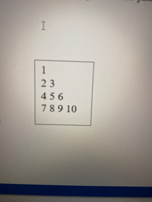Solved 23 456 78910 | Chegg.com
