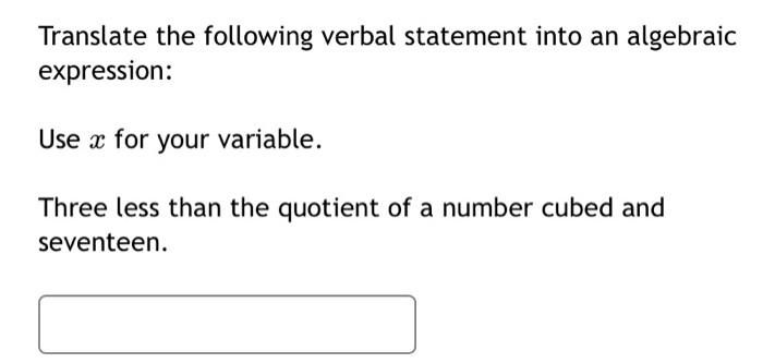 Translating Verbal Statements Into Equations Calculator - Tessshebaylo