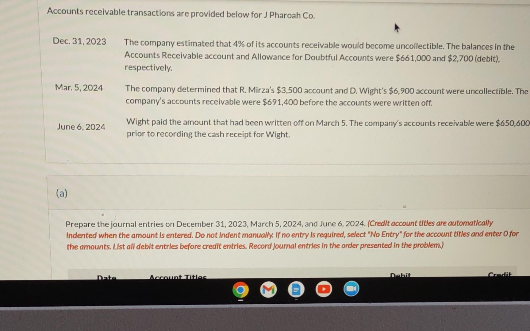 Solved Accounts receivable transactions are provided below | Chegg.com