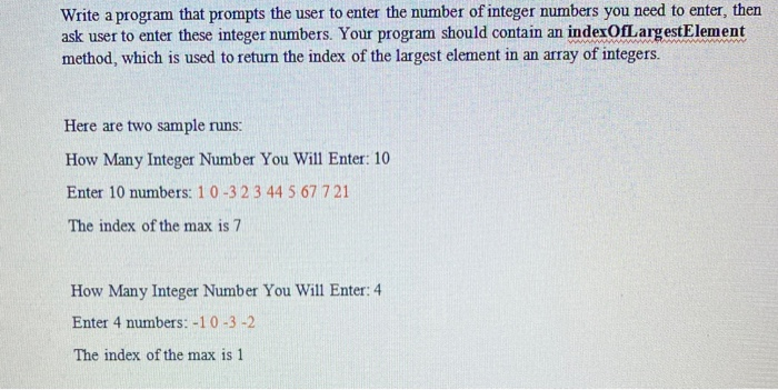 Solved Write a program that prompts the user to enter the | Chegg.com