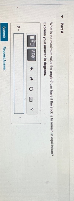 Solved One end of a uniform meter stick is placed against a | Chegg.com