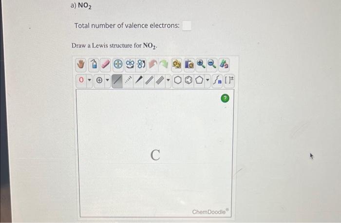 lewis dot structure for no2 total number of valence electrons