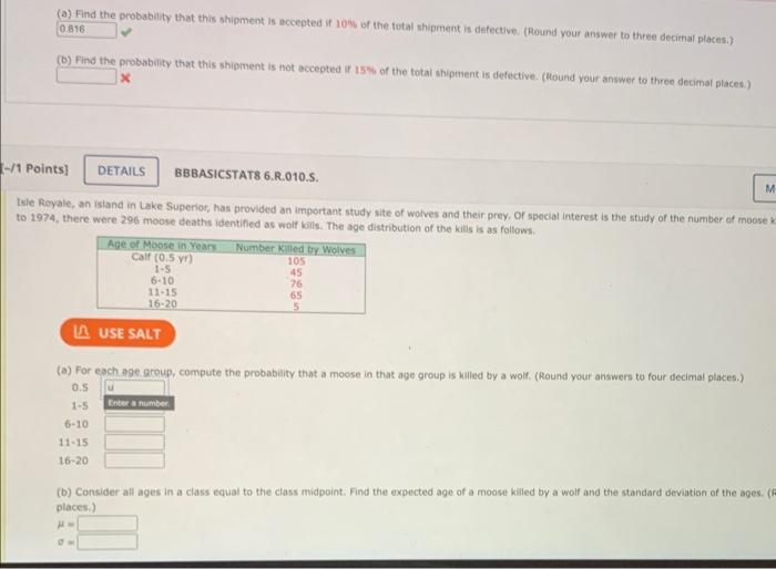 Solved (a) Find the probability that this shipment is | Chegg.com