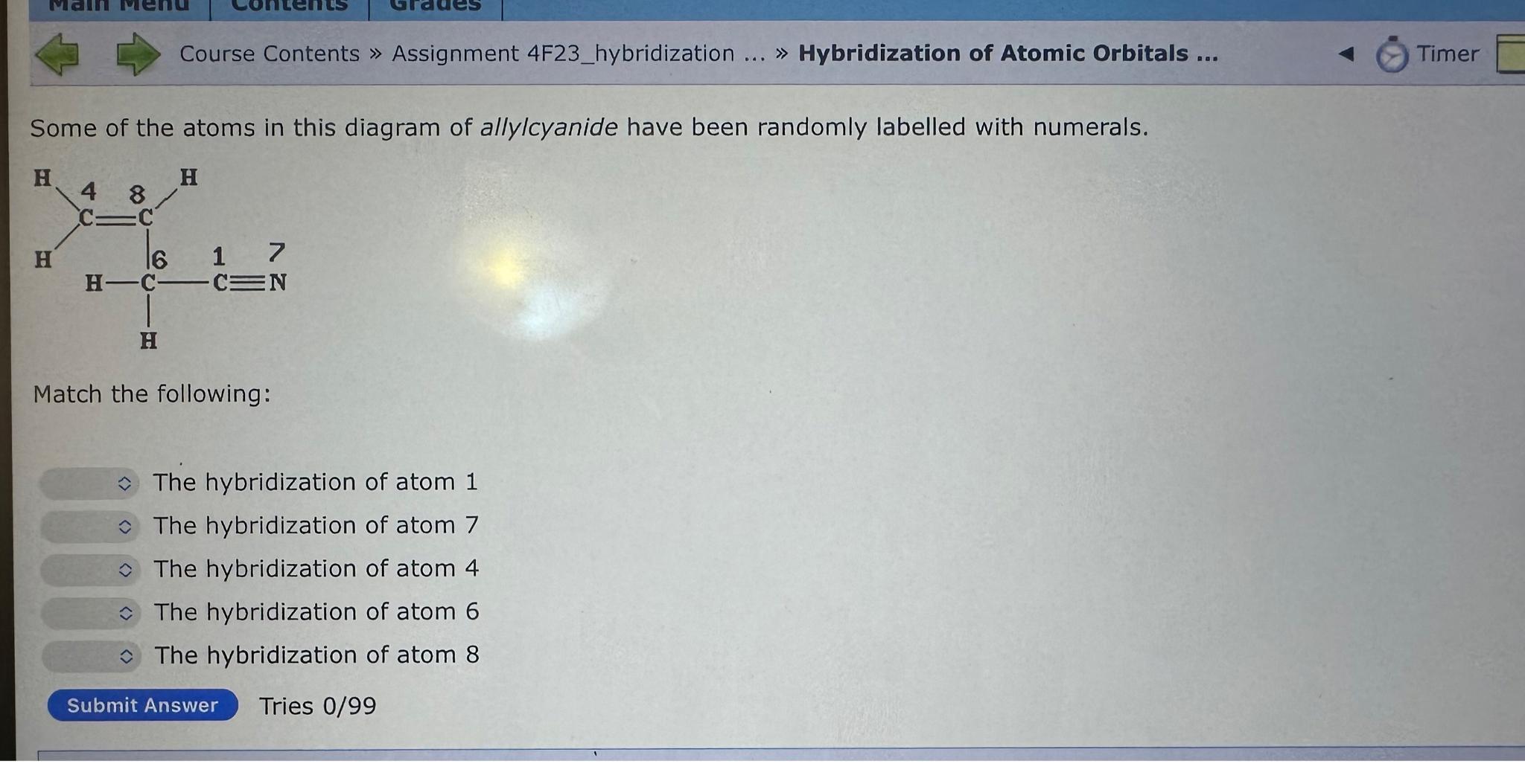 assignment for hybridization