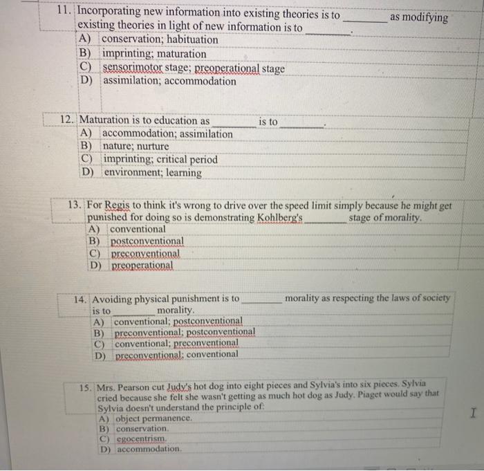 Solved as modifying 11. Incorporating new information into Chegg