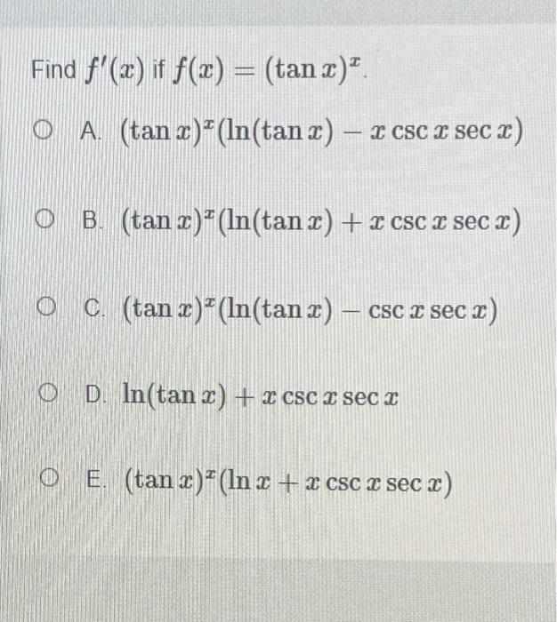 Solved Find the derivative of y with respect to x of y=x2x. | Chegg.com