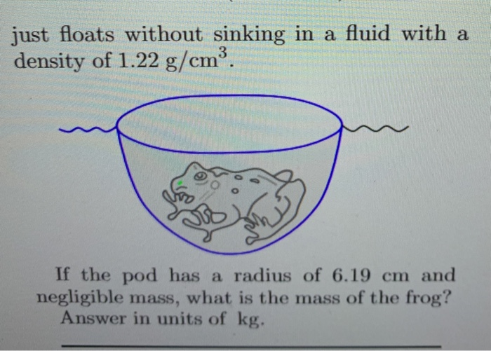 A Frog In A Hemispherical Pod