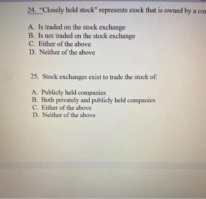 Solved 1. Cash equivalents include A. certificates of